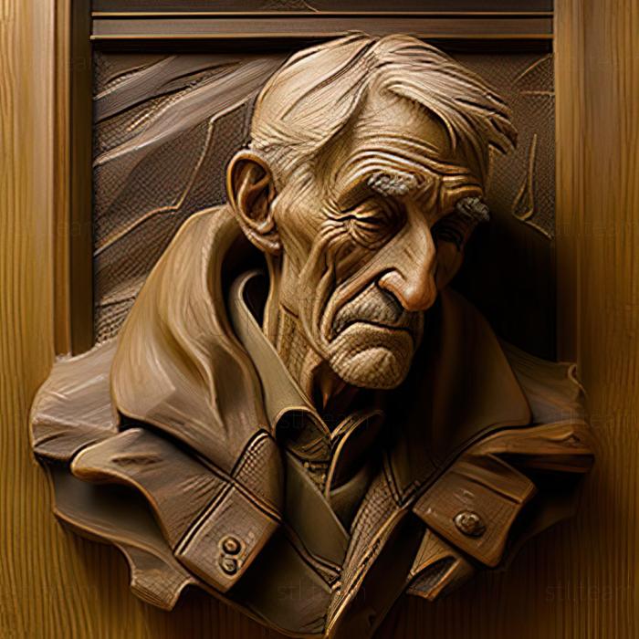 3D модель Грегорі Френк Гарріс, американський художник (STL)